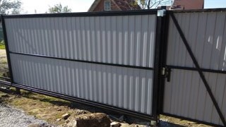 Купить сваи для ворот в Гудермес. Заказать ворота на сваях под ключ от 22227 руб