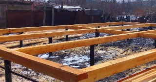 Пол на винтовых сваях Гудермес цена от 15876 руб.