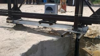 Купить сваи для ворот в Гудермес. Заказать ворота на сваях под ключ от 22227 руб